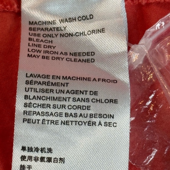 Free‎ People We The Free Freya poplin tunic size S in coral bright relaxed fit. - Picture 12 of 13